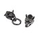 John Bead Antique Silver Style Animals Head Stainless Steel Clasps
